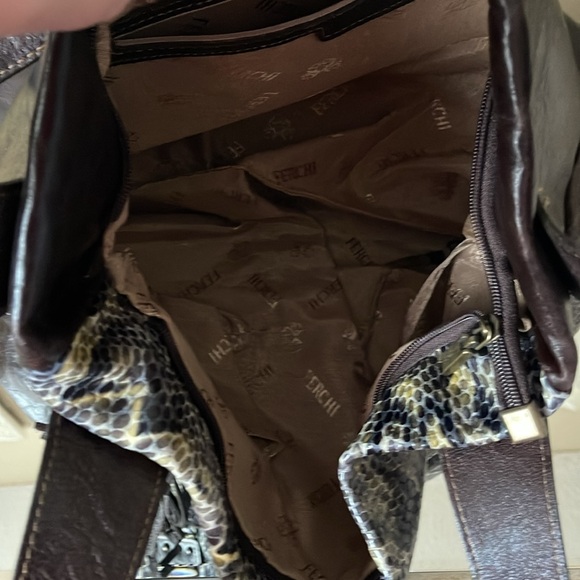 Authentic FERCHI Leather Shoulder Bag - Picture 10 of 11